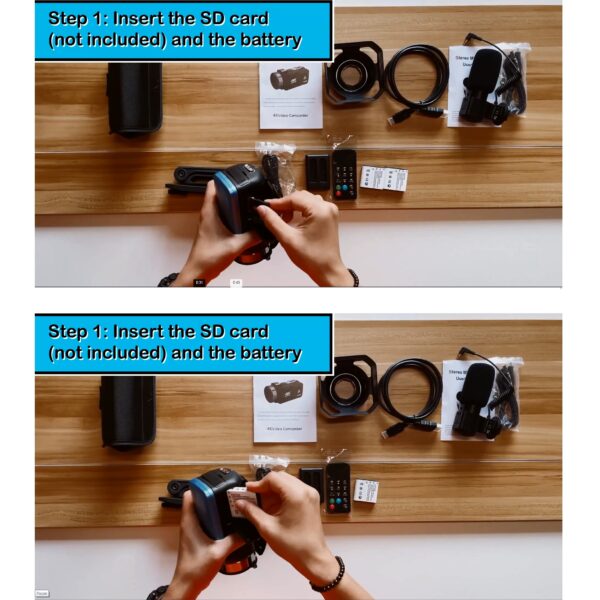 دوربین فیلم برداری زاهولو مدل 4K WiFi 48MP Vlogging 3.0 IPS Screen 18X Digital