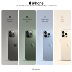 گوشی موبایل اپل مدل iPhone 13 Pro Max تک سیم‌ کارت ظرفیت 512 گیگابایت و رم 6 گیگابایت - اروپا نات اکتیو